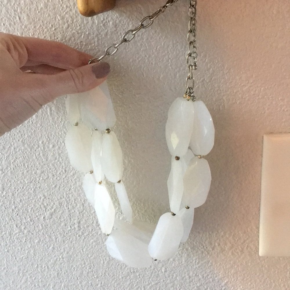 3 strand statement necklace